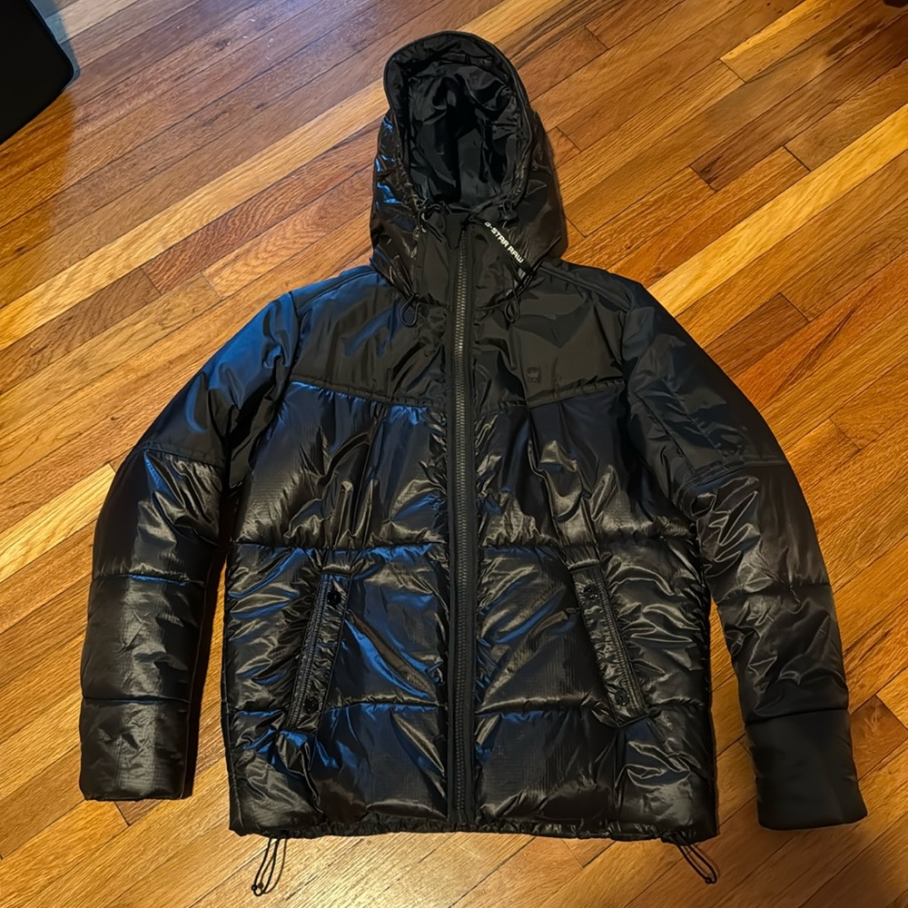 G Star puffer style jacket w hood